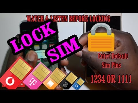 HOW TO lock a sim card BYPASS GOOGLE ACCOUNT JANUARY 2019 METHOD