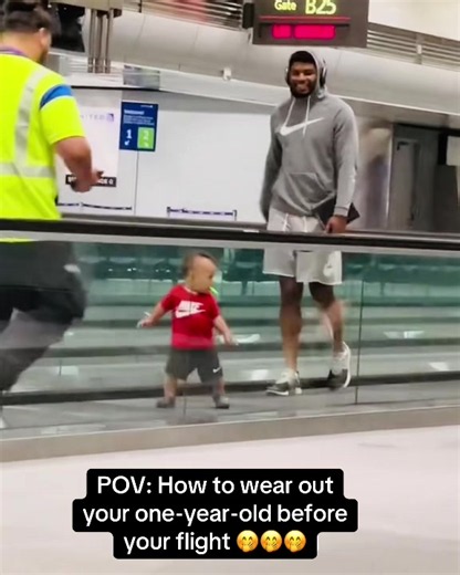 How to Wear Out Your One-Year-Old Before a Flight — Airport Dad Tips