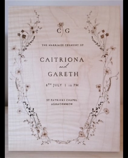 ✨ 𝐍𝐞𝐰𝐞𝐬𝐭 𝐂𝐨𝐦𝐦𝐢𝐬𝐬𝐢𝐨𝐧 – 𝐀 𝐒𝐩𝐞𝐜𝐢𝐚𝐥 𝐎𝐧𝐞✨ This piece was created for Mairéad, a much-loved return customer who has trusted me with several personalised pieces over time. She always comes to me with ideas — and more often than not, I say yes before fully knowing how I’m going to approach them 😅 This time, she asked for a wedding mass booklet cover with detailed floral elements. It took a little figuring out and was way out of my comfort zone, but I knew I could do it… and t