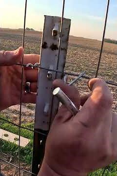 How to Attach Welded Wire to T-Posts (Strong Garden Trellis) #gardening#DIY#trellis#vegetablegarden