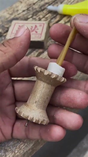 Awesome Childhood DIY Toy | Wooden Spool & Rubber Band Hack ✨ #Shorts #DIY #LifeHacks