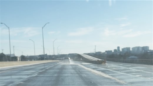 Ice melting on MoPac