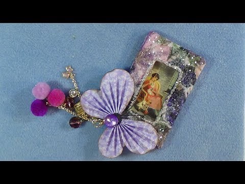 (Tutorial) Decoupaged Light Switch Cover Part 1