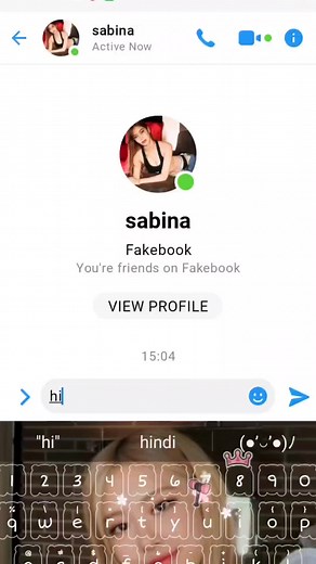 Engaging Chat with Sabina - Emojis and Messages