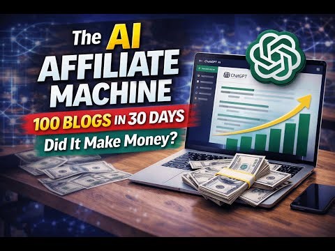 The AI Affiliate Machine 100 Blogs in 30 Days (Did I actually make money?)