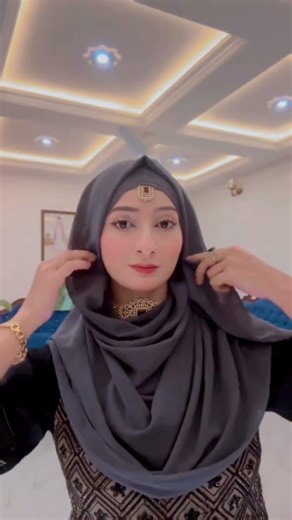 Stunning Wedding Hijab Style 👰✨ Elegant Bridal Look for Your Big Day