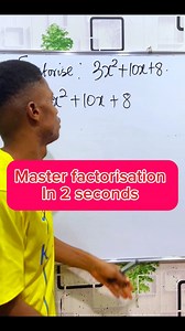 165K views · 1.2K reactions | Easy way of factorising quadratic expression like a pro. #STEM #stemeducation #quadraticequations #quadraticformula | Maths with Esomnofu. | Facebook