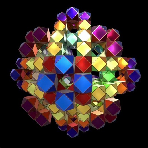 A structure build from Cuboctahedrons