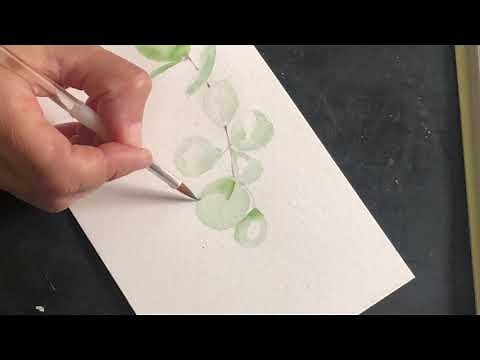 HOJAS EN ACUARELA- TÉCNICAS BÁSICAS