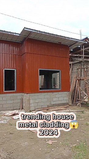 New latest house metal cladding #construction #carpenter | Ang probinsyanong panday