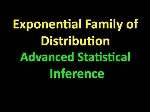 Exponential Family of Distribution || Advanced Statistical Inference || Statistics Uop.