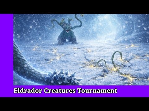 Epic Eldrador Creatures Tournament Battle: Jungle Monster VS Ice Griffin