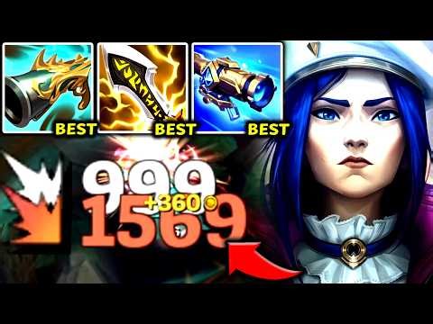 CAITLYN TOP IS NOT BALANCED.. 1V5 EASIER THAN EVER (BEST BUILD) - 2026 Caitlyn TOP Gameplay Guide