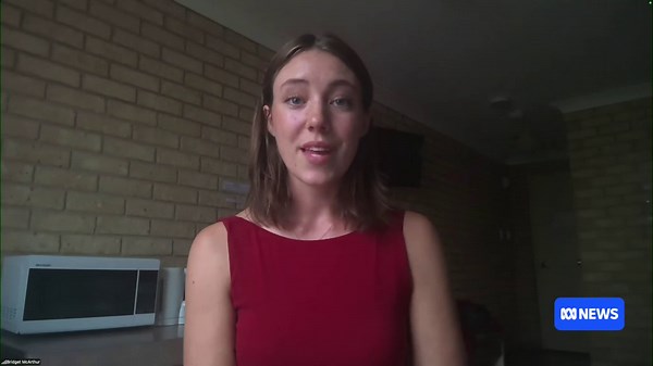 ABC reporter describes 'scary night' in Exmouth