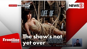 12K views · 118 reactions | #FrontlineWeekend | Inanunsyo ng international pop star na si Taylor Swift na magkakaroon ng acoustic version ang walong kanta mula sa kanyang ‘The Life of a Showgirl’ album. For more latest stories, visit us at www.news5.com.ph | News5 | Facebook