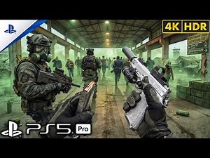 (PS5) Toxic Gas Attack on Russian Military Base | Ultra Realistic Gameplay[4K60FPS] Call of Duty MW3