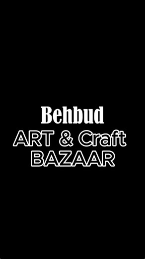 ISLAMABAD , get ready! The Behbud Art & Craft Bazaar is back.🗓️-11th & 12th October.📍-Tulip Banquet Hall.⏱️-10 AM to 10 PM.Discover 300 artisans and home-based craft businesses from all regions of Pakistan. Shop unique handmade treasures and empower artisans by supporting their craft.✨ Two days only! Don’t miss the magic of tradition and craft at the Behbud Bazaar and help us in our mission to empower artisans and preserve crafts of Paksitan.#islamabad #rawalpindi #craftsmanship #exhibition #t
