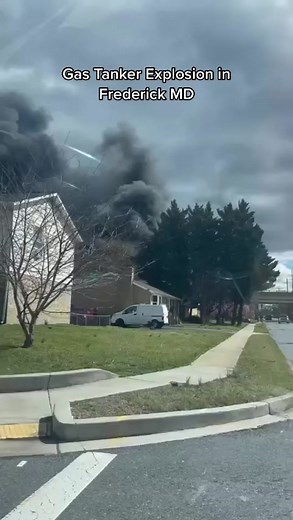 Scenes from Gas Tanker Explosion on Frederick Rt 15 with Multiple Fires Reported To Adjacent Neighborhoods Frederick County Fire & Rescue & multiple units from surrounding counties are currently responding to a gas tanker explosion on Rt 15 near Rosemont exit. There are reports of houses on fire in the adjacent neighborhood on Apple Ave. Expect heavy smoke in the Frederick area and smells of Burning Fuel and other materials. Rt 15 North is currently shut down, per @fredscanner All persons from r