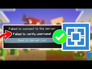 How To Fix Failed To Verify Username Minecraft Server Aternos
