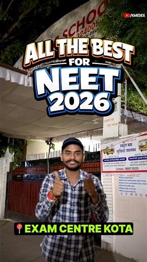 🔴NEET 2026 EXAM CENTRE KOTA🔥#allen #trending #viral #neet #kota #shorts #trending #viral