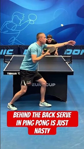 The Wild Science of Table Tennis Serves