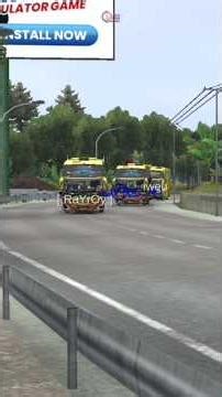 Konvoi Panas! Jetbus 5 RC X3 DBSI Lanjut Tempel Ketat Jetbus 2 Luragung Jaya 🚍🔥💨😱 #shorts #bussid