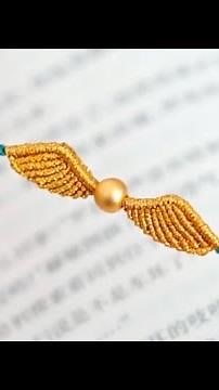 Macrame bracelet tutorial | DIY | how to make macrame bracelet | angel wings