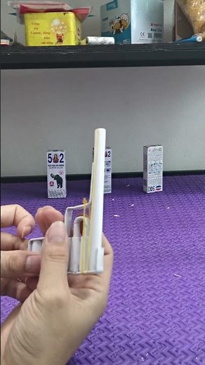cómo hacer pistola de papel que dispara