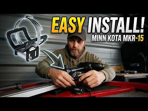 Minn Kota Transducer Mount Install (MKR-15 Bracket)
