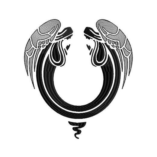 Angels Circle Wings Embroidery Design, Monochrome Guardian Spirit Pattern, Sacred Halo Machine Stitch File, Heavenly Memorial Scriptural Art - Etsy