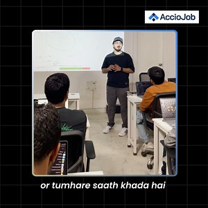 Become a Top Notch Software Developer with AccioJob's Full Stack Web Development Course. ✅ Industry Relevant Curriculum ✅ Top Notch Faculty ✅ Pay After Placement ✅1 Month Internship/ Capstone Project ✅1:1 Mentorship Sessions Start Learning Today🤩🤩 | AccioJob