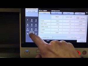 Clear/Reset Konica Minolta Toner Filter Counter