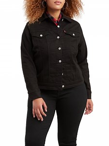 Levi's Women's Plus Size Original Denim Trucker Jacket