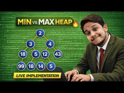 Heap Data Structure Implementation 🔥 | Heapify, Build Heap from Array & Interview Traps (Hindi)