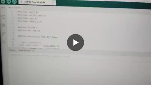 #embeddedsystems #rfid #esp32 #iot #learningbydoing | JANU NANDHINI Elumalai