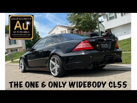 A Day In The Life Of The Widebody Mercedes CL55 Black Series Kit Tuned AMG