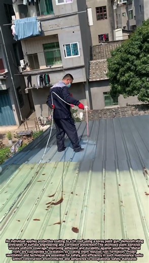 Spray Painting a Tin Roof for Corrosion Protection and Durability Tech