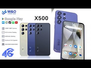 W&O X500 4G Smartphone Android 4GB RAM+64GB ROM Click & Buy