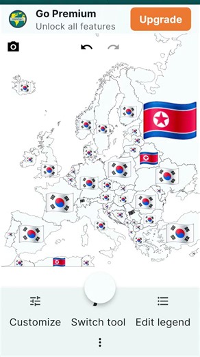 Countries that support South Korea or North Korea #europe #2026