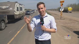 WILDFIRE UPDATE: The mass exodus from Fort McMurray through Wandering River continues. Dan Grummettt has a short report from Highway 63 showing people working their way towards gas stations in Grassland | CTV Edmonton