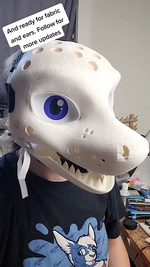 How to Fur a 3D Printed Fursuit Head Tutorial