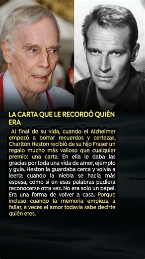 La carta que le recordó quién era