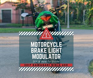 Brake Light Blinker for Motorcycles
