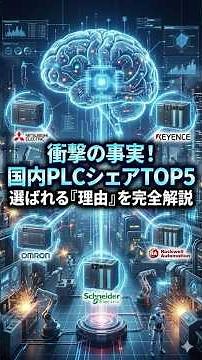 【2026年最新】国内製造業PLCシェアTOP5｜なぜ三菱・キーエンスが選ばれるのか？「工場の頭脳」を徹底比較