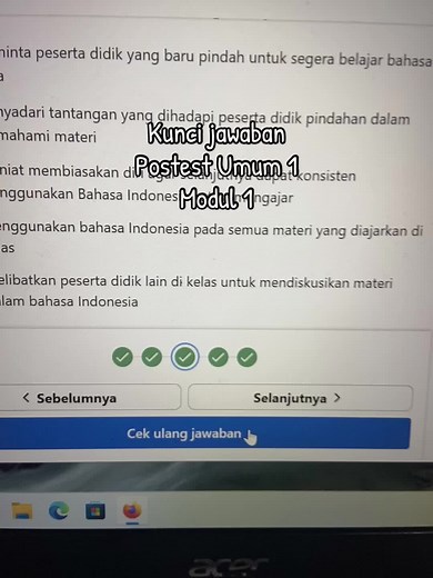 Kunci Jawaban PPA Umum 1 Modul 1 Pembelajaran Mendalam