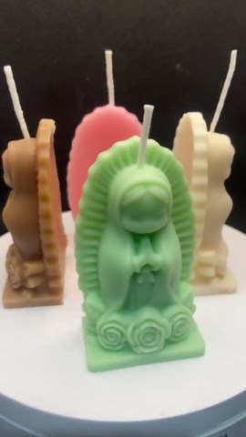 Precious Virgin Mary Candles - Etsy