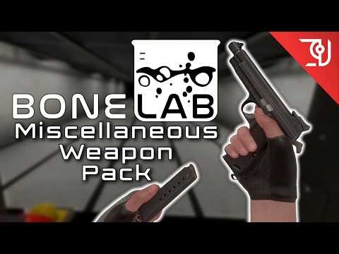 Bonelab Weapon Mod Showcase - Miscellaneous Weapon Pack