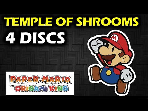 Temple of Shrooms: All Disc Locations | Paper Mario The Origami King Walkthrough