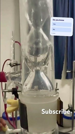 Experiment distillation process