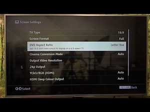 How To Change DVD Aspect Ratio on SONY Blu-Ray